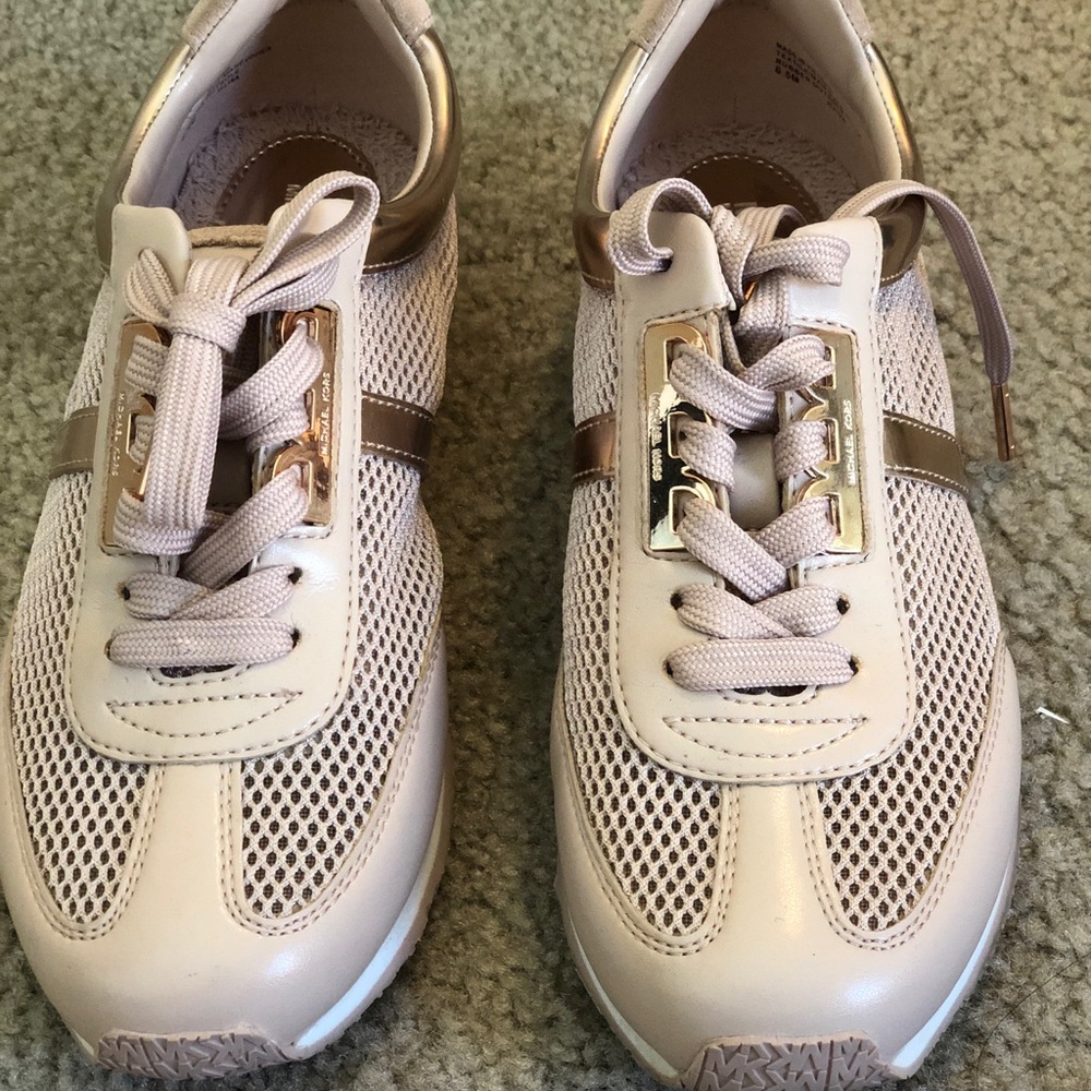 Michael Kors pink sneakers for women